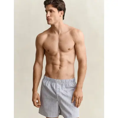 Gant Boxer Shorts 2-Pack - Navy - M