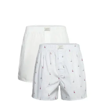 GANT Boxer Shorts 2-Pack Vit
