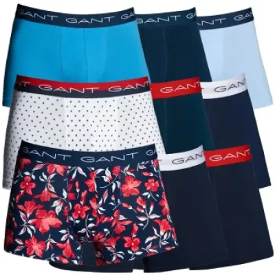 Gant Cotton Stretch Trunk Mixpack 9-pack * Fri Frakt * * Kampanj *