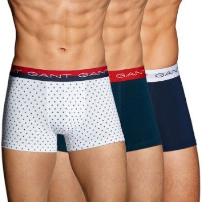 Gant Cotton Stretch Trunk Star  3-pack * Fri Frakt *