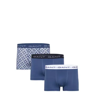 GANT G Pattern Trunk 3-Pack Blå