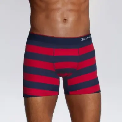 Gant Premium Basic CS Rugby Boxer Red * Fri Frakt *