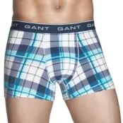 Gant Premium Basic CS Trunk Check Dive Blue * Fri Frakt *