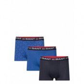 Gant Print Trunk 3-Pack Boxerkalsonger Blue GANT