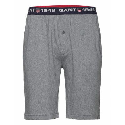 Gant Retro Shield Pajama Shorts *Villkorat Erbjudande Underwear Boxer Shorts Grå GANT