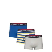 Gant Retro Shield Stripe Trunk 3-P *Villkorat Erbjudande Boxerkalsonger Blå GANT