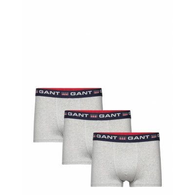 Gant Retro Shield Trunk 3-Pack Boxerkalsonger Grey GANT