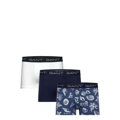 GANT Shell Print Trunk 3-Pack - Multi/patterned - XXL