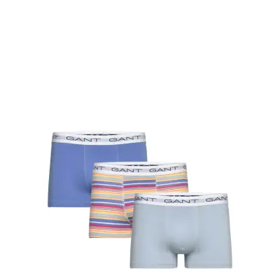GANT Stripe Print Trunk 3-Pack Marinblå