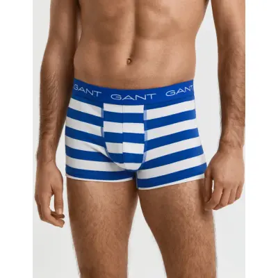 GANT Stripe Trunk 3-Pack - Blue - XXXL
