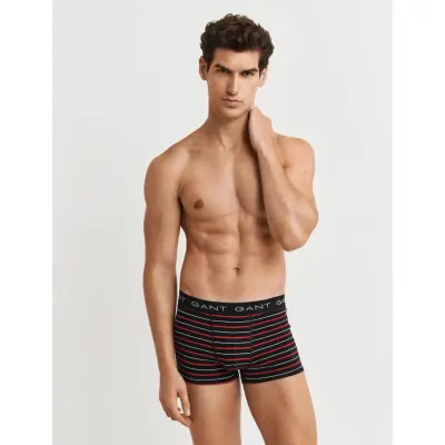 GANT Striped Trunk 3-Pack Gift Box - Black - XXL