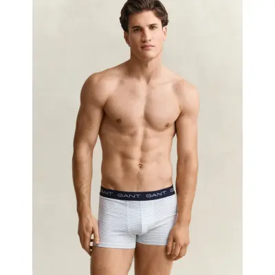 GANT Thin Stripe Trunk 3-Pack - Blue - XL