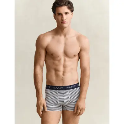 GANT Thin Stripe Trunk 3-Pack - Blue - XXXL