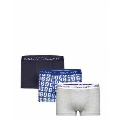 Gant Varsity G Aop Trunk 3-Pack Boxerkalsonger Marinblå GANT