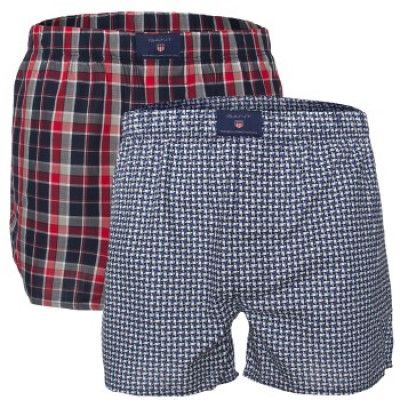 Gant 2-pack Winter Star Woven Boxer Shorts * Fri Frakt * * Kampanj *