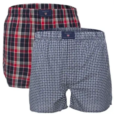 Gant 2-pack Winter Star Woven Boxer Shorts * Fri Frakt * * Kampanj *