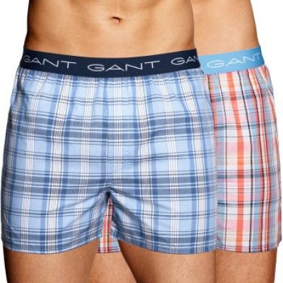 Gant 2-pack Woven Cotton Boxer Shorts * Fri Frakt * * Kampanj *