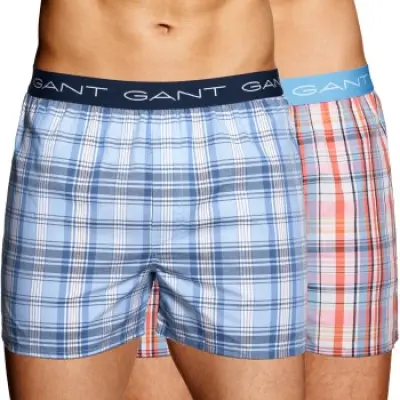 Gant 2-pack Woven Cotton Boxer Shorts * Fri Frakt * * Kampanj *
