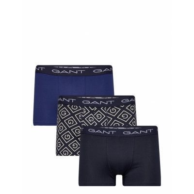 Icon G Trunk 3-Pack Boxerkalsonger Blå GANT