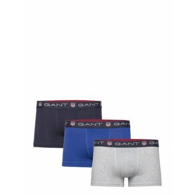 GANT Micro Print Shield Trunk 3-Pack Marinblå