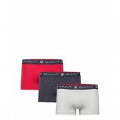 Micro Print Shield Trunk 3-Pack *Villkorat Erbjudande Boxerkalsonger Marinblå GANT
