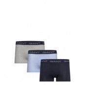 Microprint Trunk 3-Pack Boxerkalsonger Blue GANT