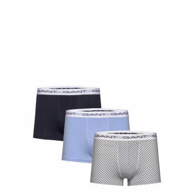 GANT Microprint Trunk 3-Pack Marinblå