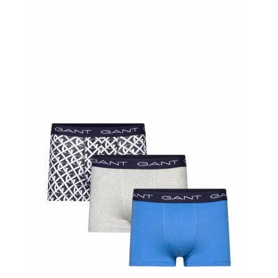Monogram G Print Trunk 3-Pack *Villkorat Erbjudande Boxerkalsonger Blå GANT