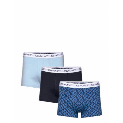 Monogram G Print Trunk 3-Pack *Villkorat Erbjudande Boxerkalsonger Marinblå GANT
