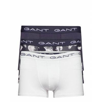 Nonish Shell Trunk 3-Pack Boxerkalsonger Blå GANT
