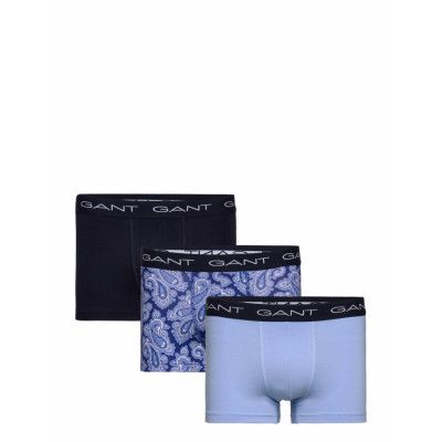 GANT Paisley Print Trunk 3-Pack Blå
