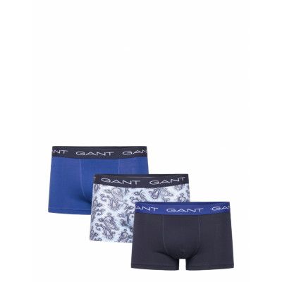 Paisley Print Trunk 3-Pack Boxerkalsonger Navy GANT