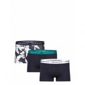 GANT Palm Lei Print Trunk 3-Pack Marinblå