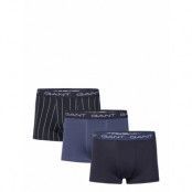 Pinstripe Trunk 3-Pack Underwear Boxer Shorts Blue GANT