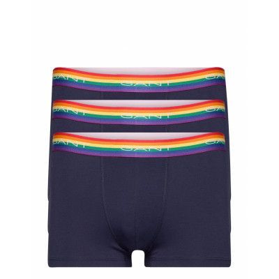 Pride. Trunk 3-Pack Boxerkalsonger Blå GANT