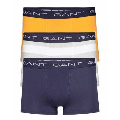 Rugby Stripe Trunk 3-Pack Boxerkalsonger Grå GANT