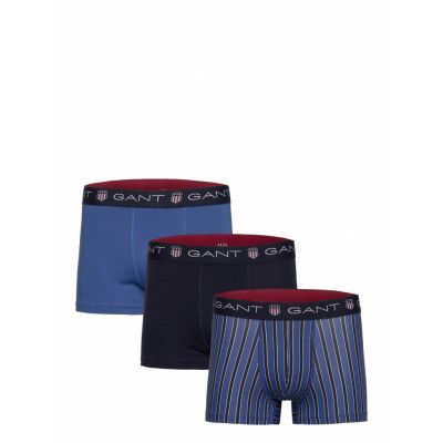 GANT Shield Stripe Trunk 3-Pack Blå