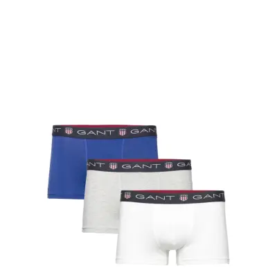Shield Trunk 3-Pack Boxerkalsonger Grey GANT