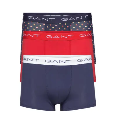 Signals Trunk 3-Pack Boxerkalsonger Blå GANT