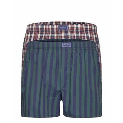 Stripe Boxer Shorts 2-Pack Underwear Boxer Shorts Multi/mönstrad GANT