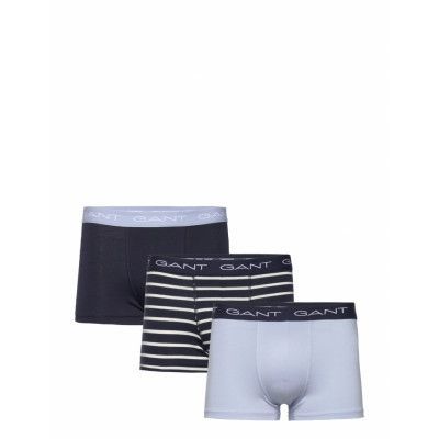 Stripe Trunk 3-Pack *Villkorat Erbjudande Boxerkalsonger Marinblå GANT
