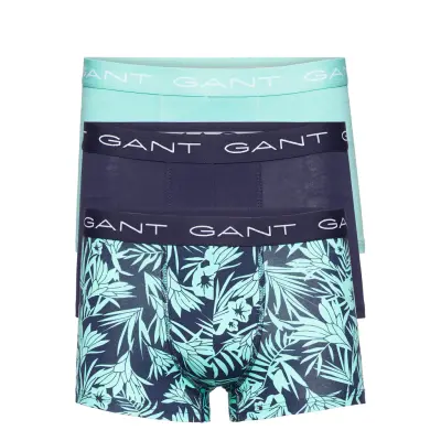 Tidal Bloom Trunk 3-Pack Boxerkalsonger Blå GANT