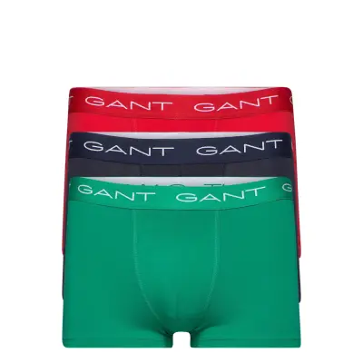 Trunk 3-Pack Boxerkalsonger Grön GANT