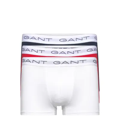 Trunk 3-Pack Boxerkalsonger Vit GANT