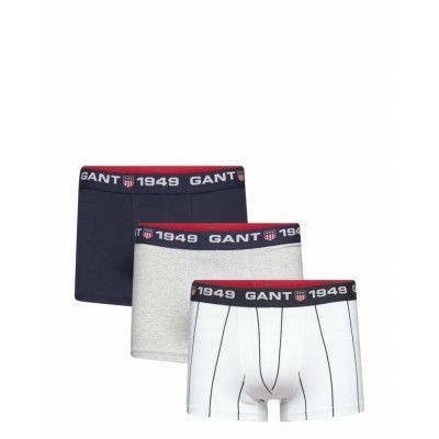 Wide Stripe Trunk 3-Pack Boxerkalsonger Vit GANT