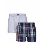 Woven Boxer Shorts 2-Pack Underwear Boxer Shorts Blå GANT