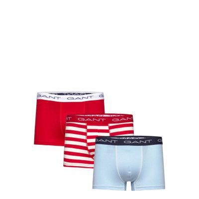 Yarn-Dyed Stripe Trunk 3-Pack Boxerkalsonger Röd GANT
