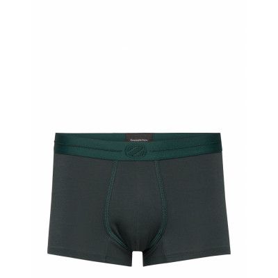 Grey Stretch Cotton Boxer Boxerkalsonger Grön Ermenegildo Zegna