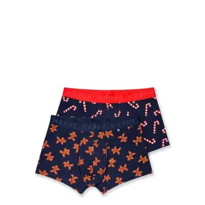 Happy Socks 2-Pack Gingerbread Short Boxers Gift Set Multi/patterned