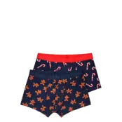 Happy Socks 2-Pack Gingerbread Short Boxers Gift Set - Multi/patterned - S